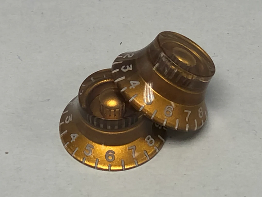 Gold 50's Top Hat Knobs